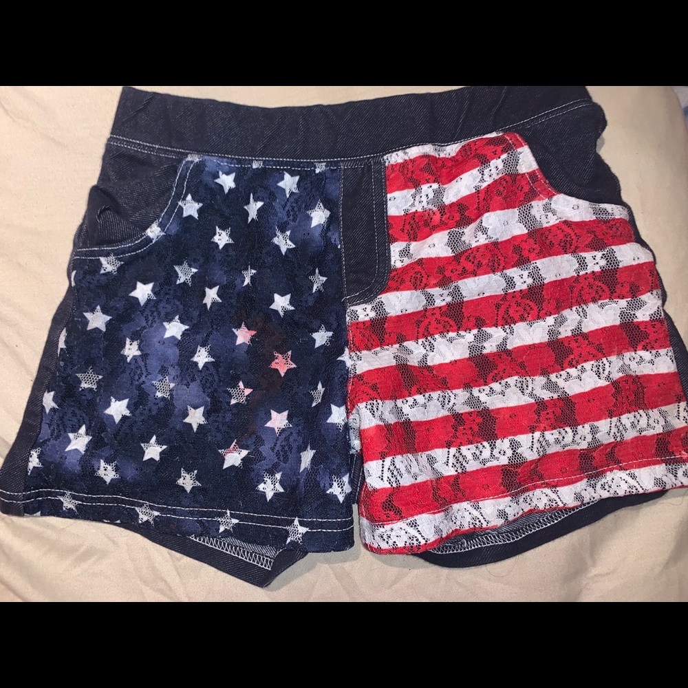 American flag shorts